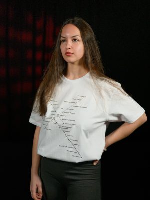 DSC_9380 Футболка «Харківське метро» Біла